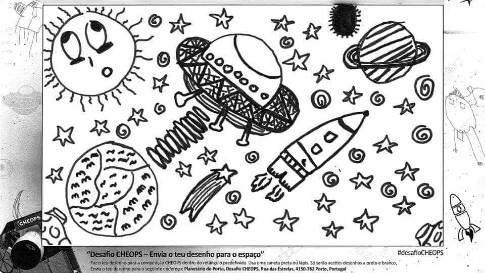 Desenhos de crianças portuguesas vão para o Espaço em missão europeia