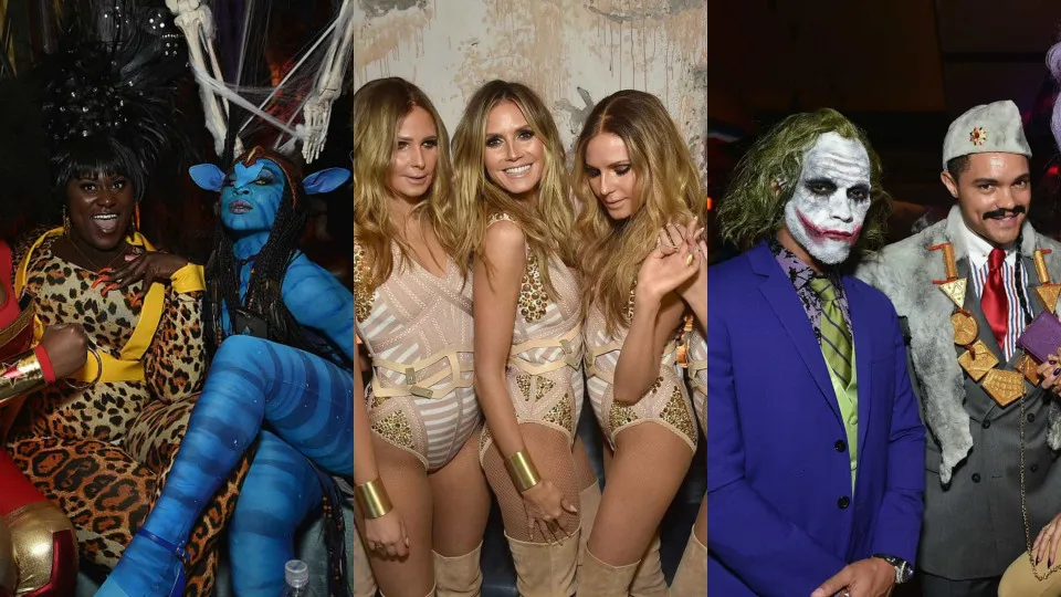 Halloween: Os famosos que foram à festa de 'arromba' de Heidi Klum