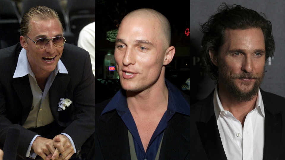 Matthew McConaughey e os rumores sobre a sua perda de cabelo