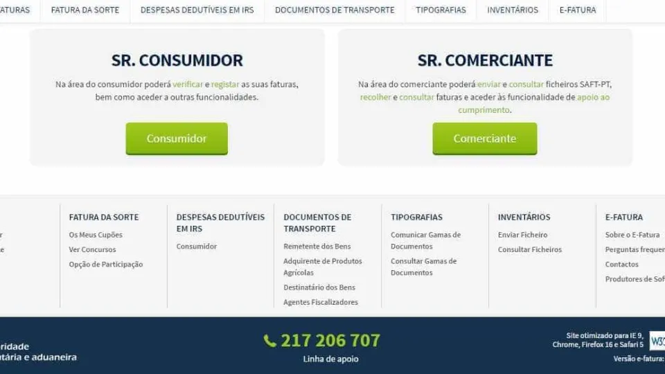 Portal das Finanças está novamente disponível após problemas