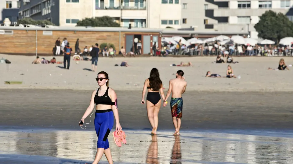praia, calor, matosinhos