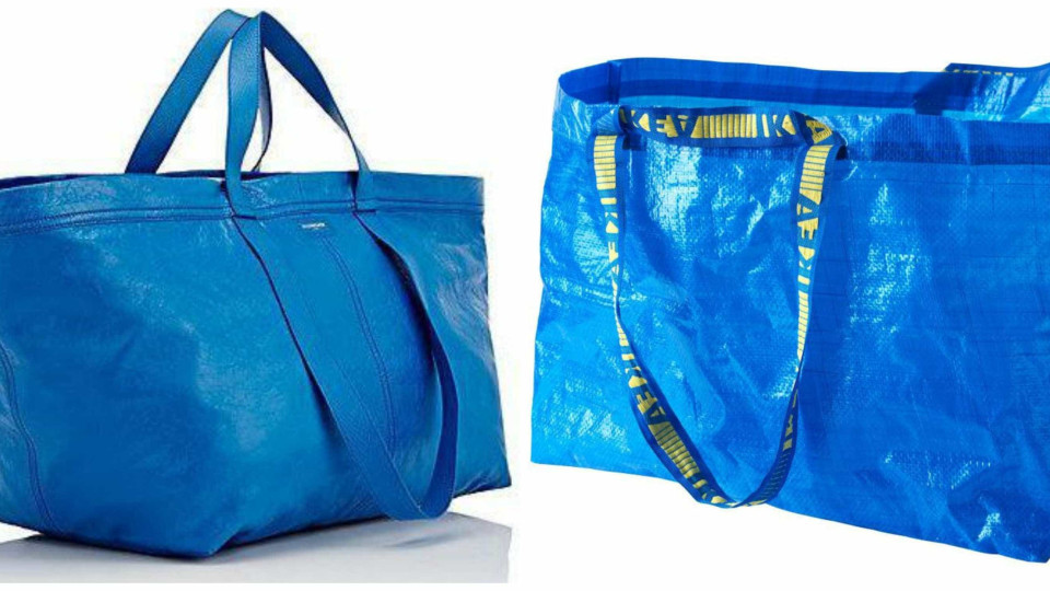 Balenciaga lança mala de quase dois mil euros que parece saco do IKEA