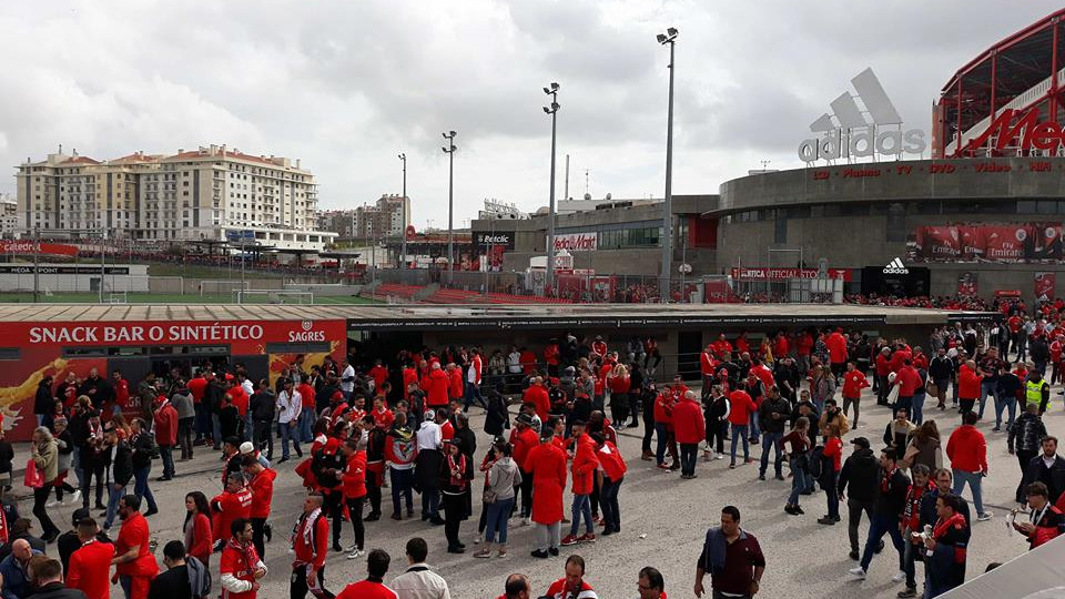 Clássico: Assim está o ambiente na Luz antes do Benfica-FC Porto