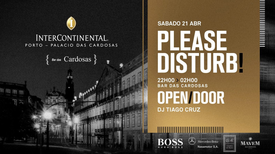 Please Disturb: Prepare-se para um serão original no Palácio das Cardosas