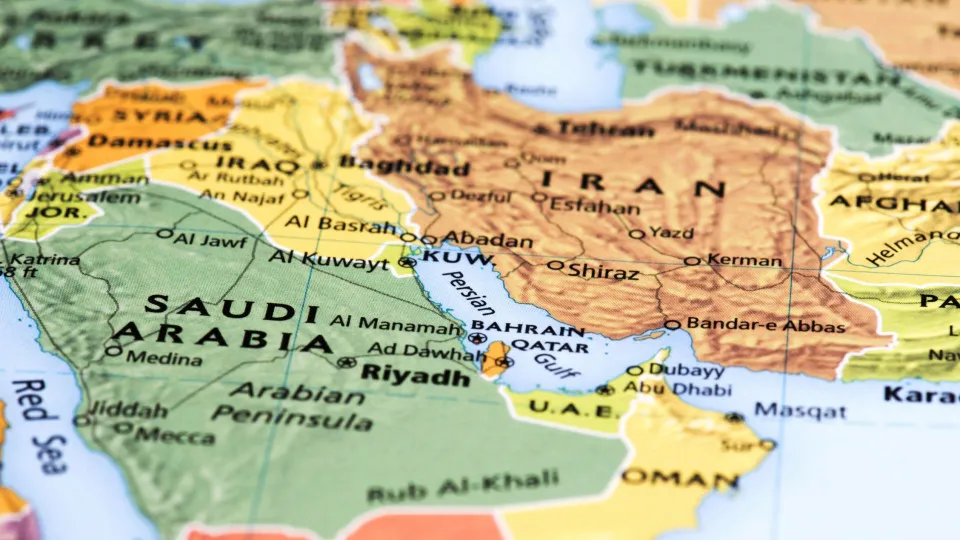irao, arabia, mapa