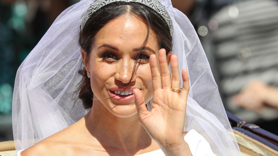 Meghan Markle usou tiara com diamante de 1983