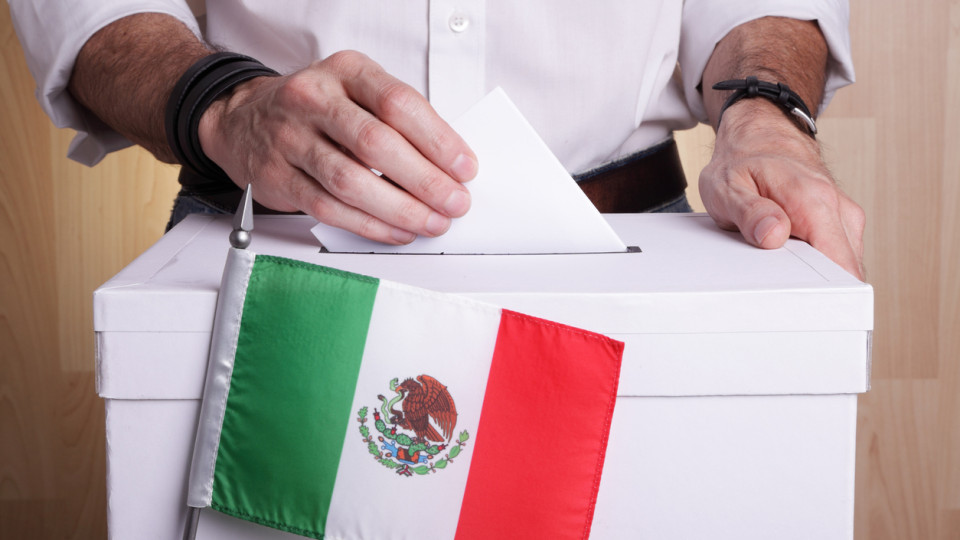 Candidato da esquerda a caminho da vitória nas presidenciais do México
