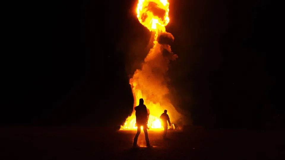 Incendiário, chamas, incêndio