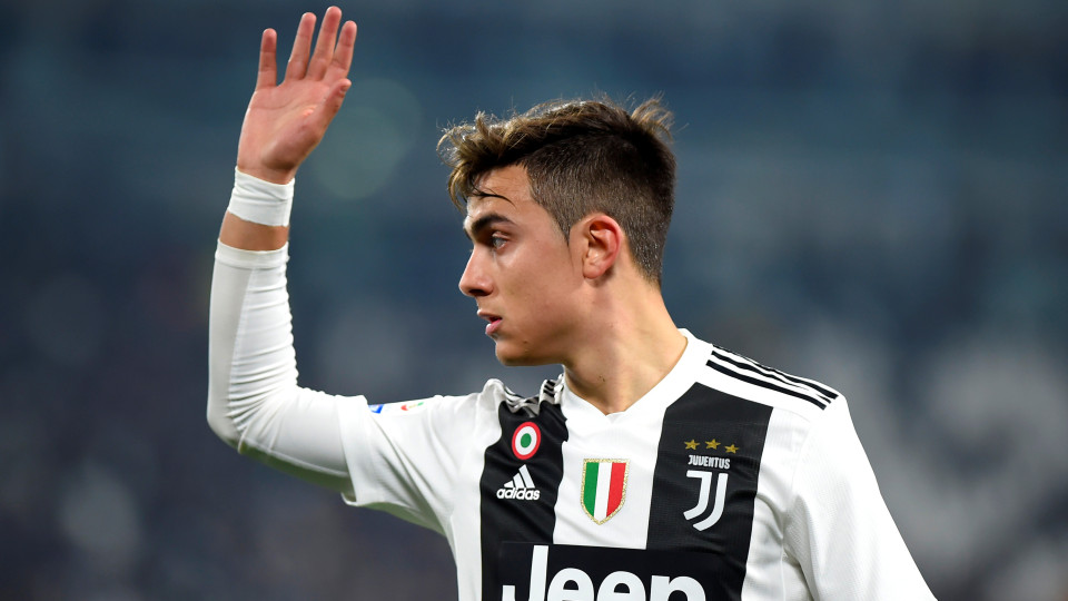 Juventus põe Dybala em standby até ao final da temporada