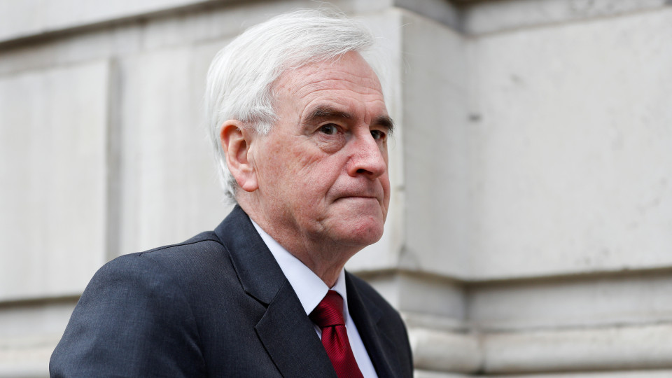 McDonnell atribui derrota ao Brexit e remete consequências para amanhã 