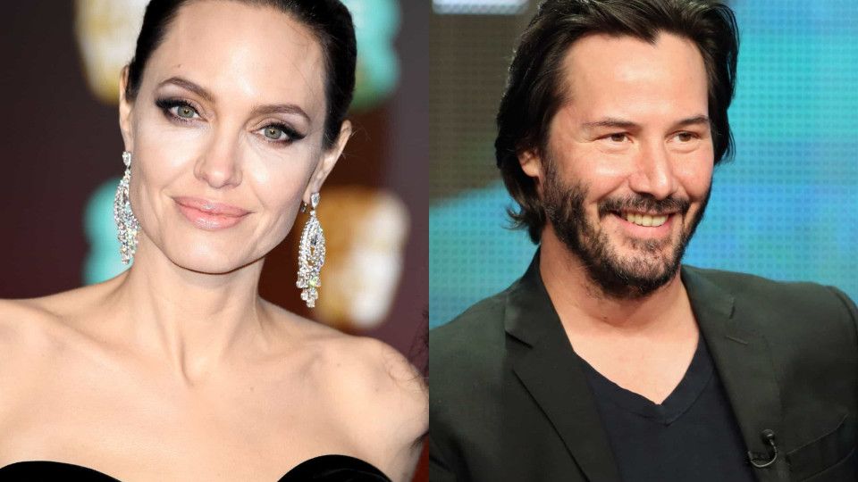 Angelina Jolie interessada em namorar com Keanu Reeves, diz imprensa