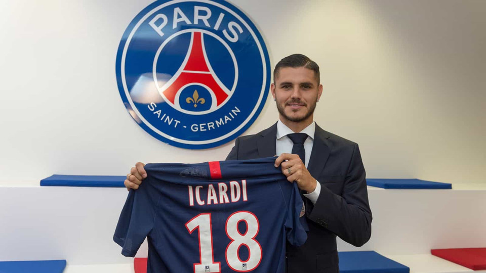 Oficial: Icardi é reforço em definitivo do Paris Saint-Germain