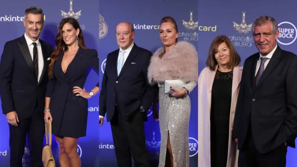 Gala Dragões de Ouro: Os looks da noite de glamour do clube azul e branco