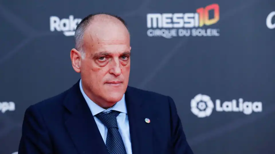 Tebas gostava de voltar a ver Lionel Messi e Ronaldo na La Liga