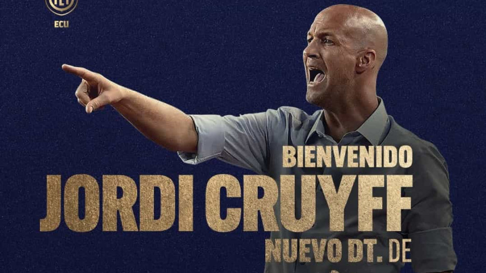 Jordi Cruyff é o novo selecionador de futebol do Equador