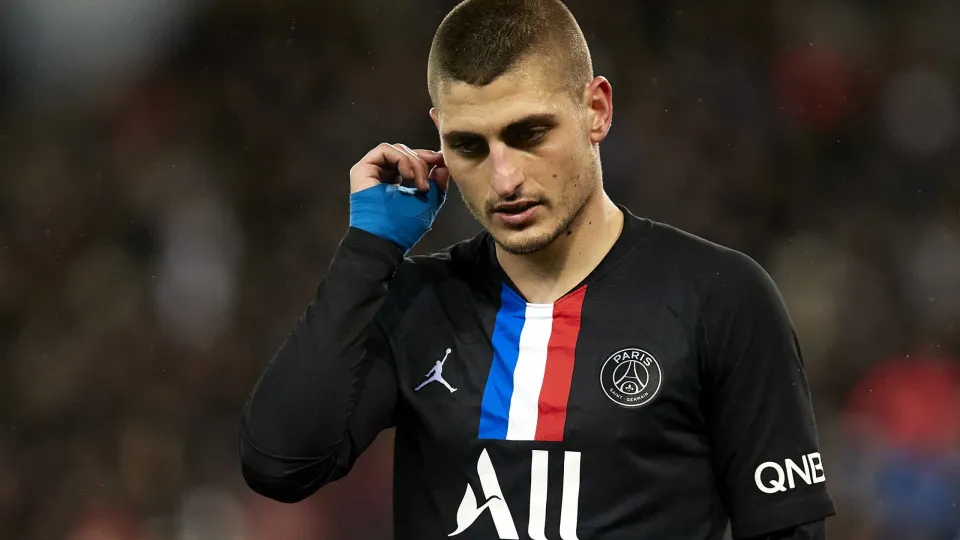 Marco Verratti em risco de falhar o Euro'2020