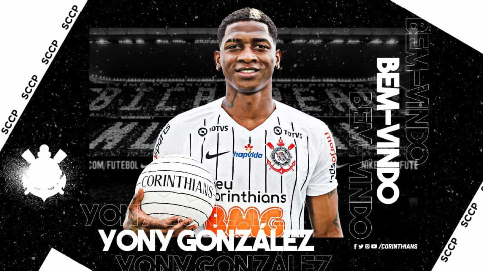 Corinthians já estuda a hipótese de devolver Yony González ao Benfica