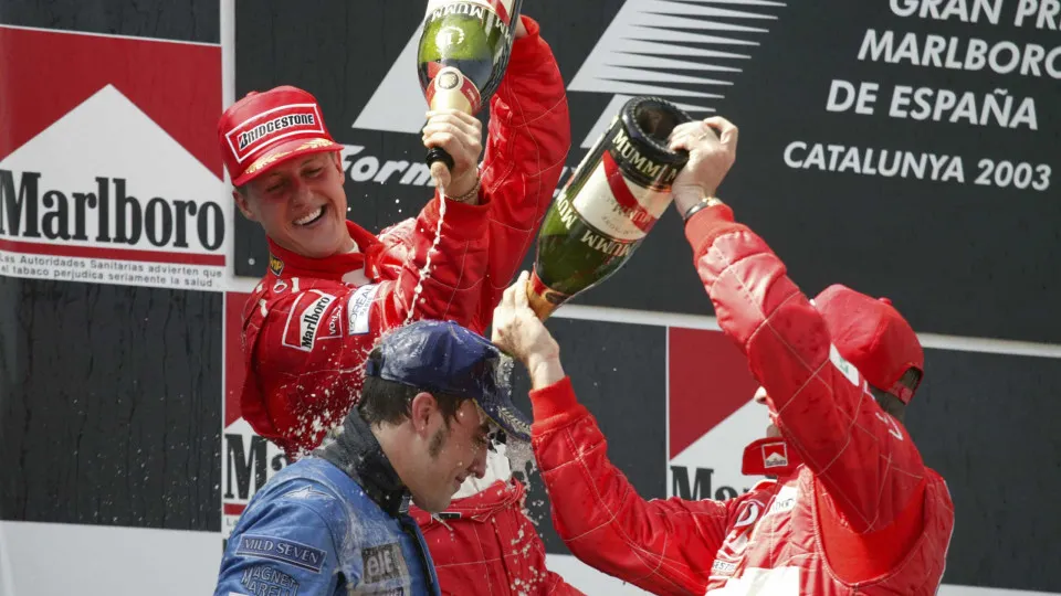 "Schumacher era muito tenso, emocional. O Alonso um rottweiler"