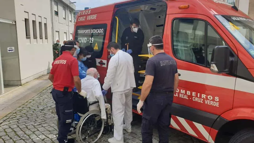 Três idosos de lar em Vila Real com alta do Hospital das Forças Armadas