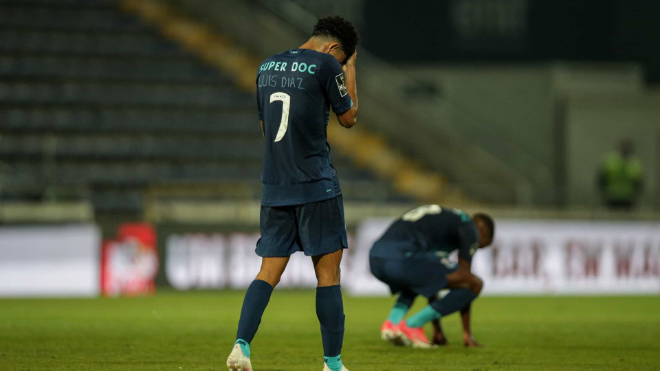 As imagens de uma derrota que pode custar a liderança ao FC Porto