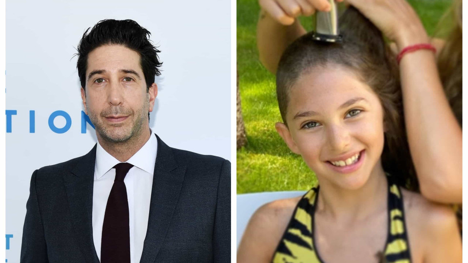 Filha do ator David Schwimmer decide rapar o cabelo aos 9 anos