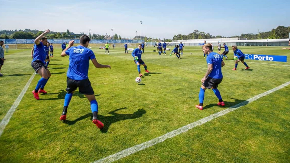 FC Porto continuou preparação do dérbi com apenas uma baixa