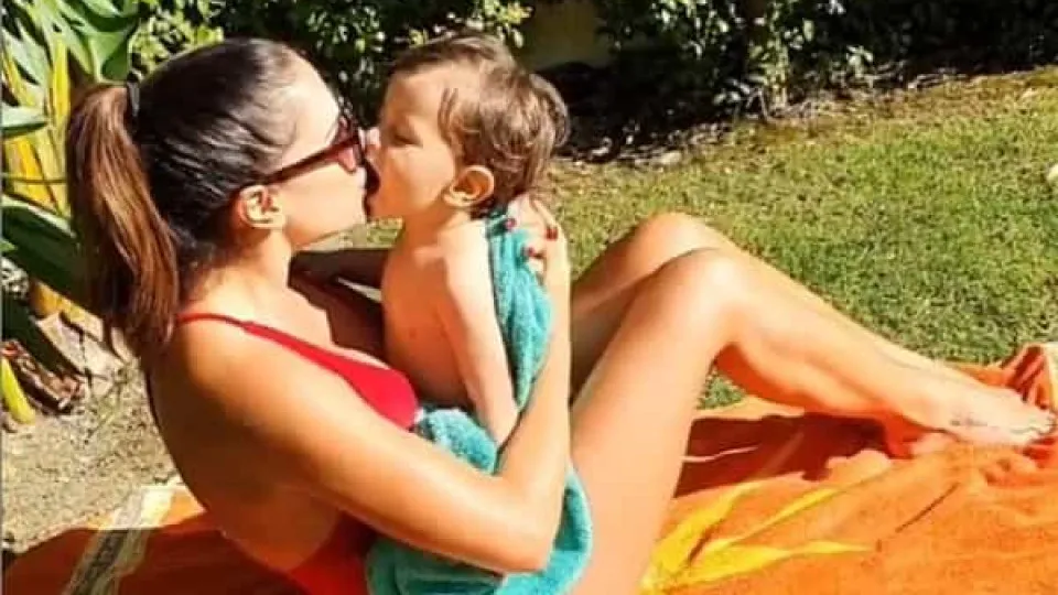 Vídeo. Vai ser assim o fim de semana de Dânia Neto com o filho