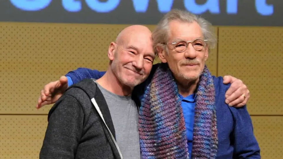 O 'bromance' de Patrick Stewart e Ian McKellen