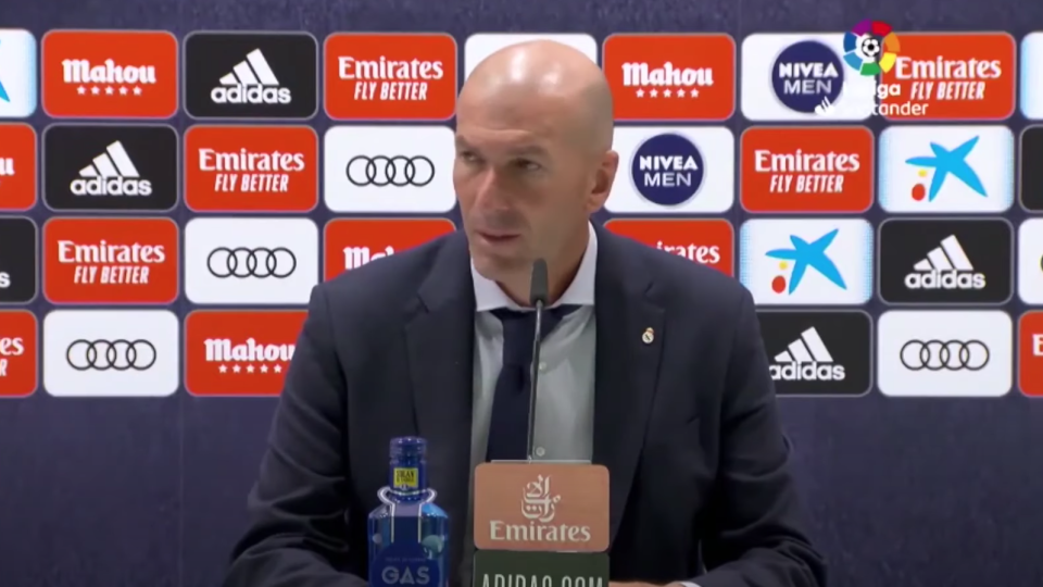 Perguntaram por James Rodríguez e a cara de Zidane disse tudo