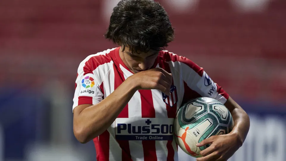 João Félix volta a falhar mais um jogo do Atlético de Madrid