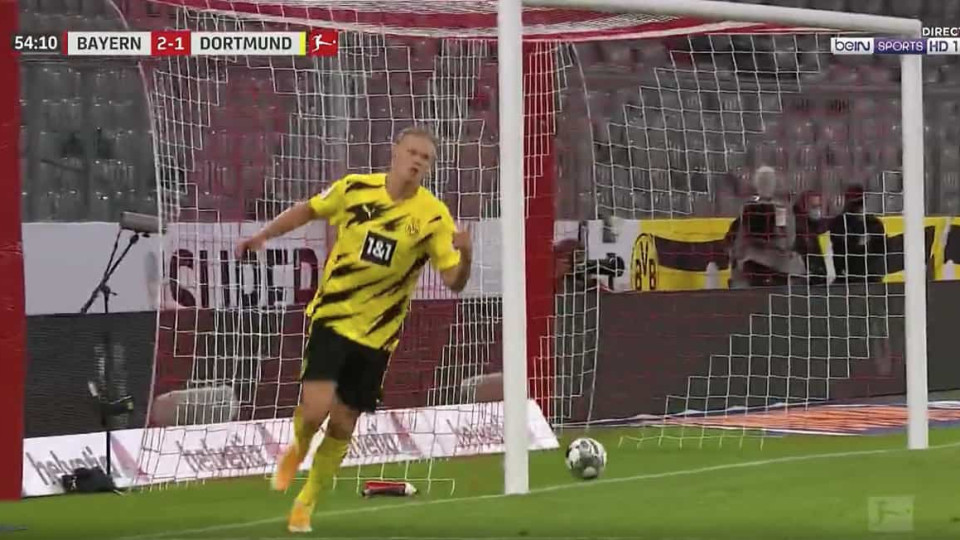 Inevitável Haaland relançou Borussia Dortmund contra o Bayern