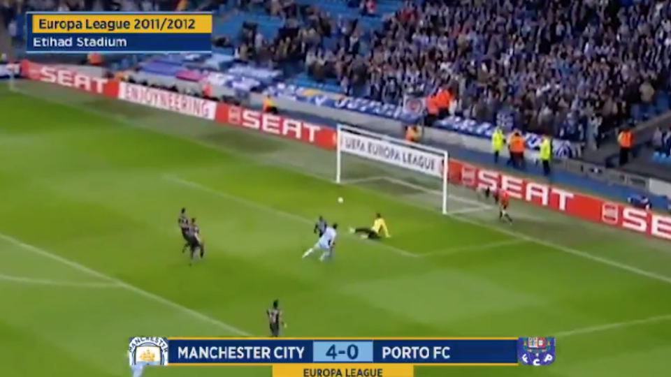 Manchester City recorda goleada aplicada ao FC Porto em 2012