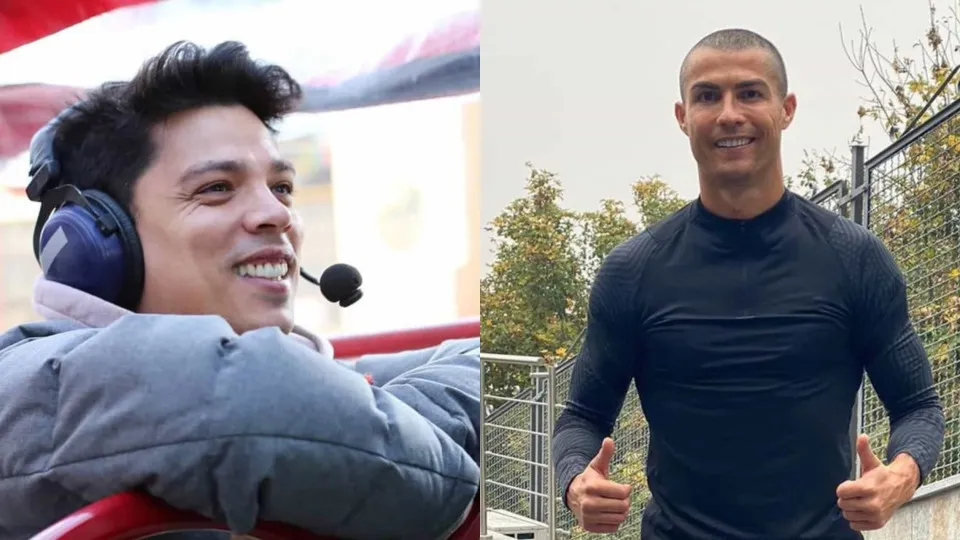 Vasco Palmeirim brinca com 'carecada' de Cristiano Ronaldo