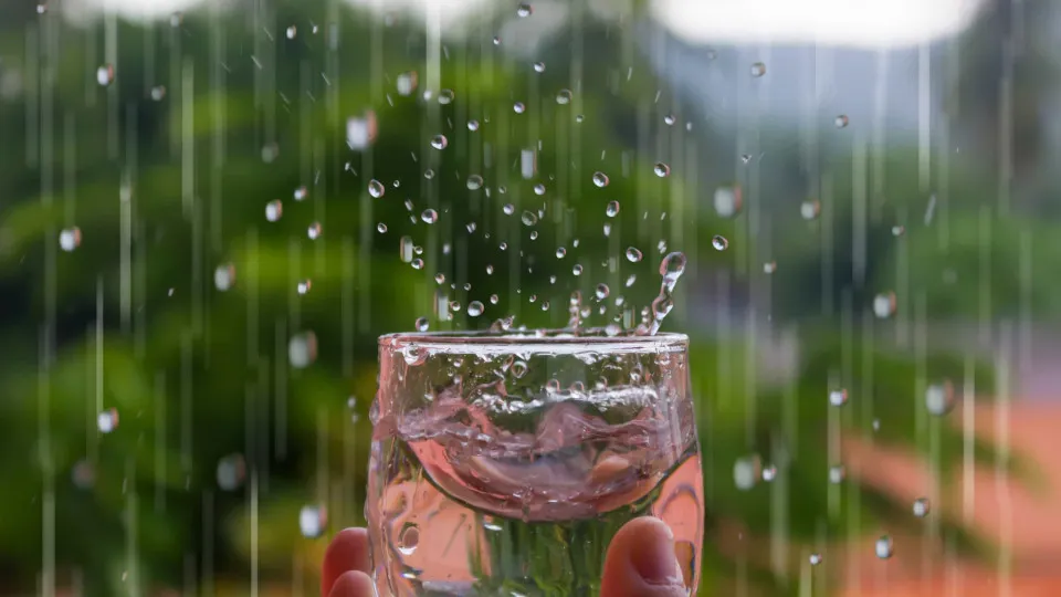 É seguro beber a água da chuva?