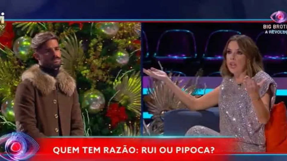 Rui Pedro e 'Pipoca' em aceso bate-boca: "Não me desrespeite em direto"