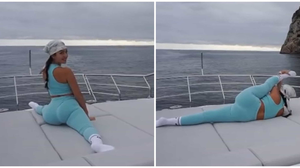 Vídeo. Georgina Rodríguez surpreende fãs com exercícios de flexibilidade