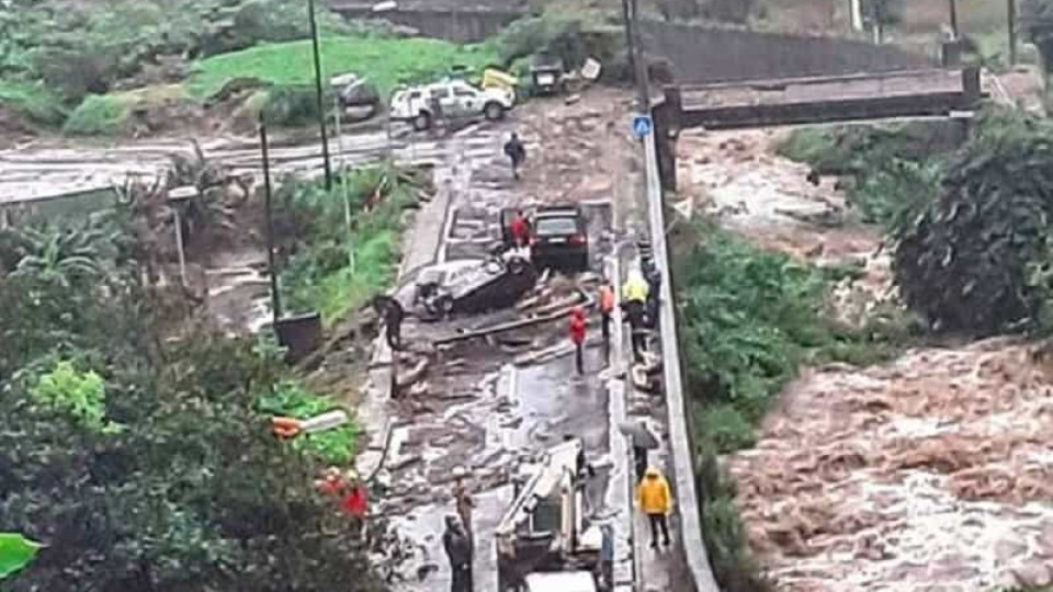 Tempestade desalojou duas famílias na Madeira. Ventos atingiram 121 km/h