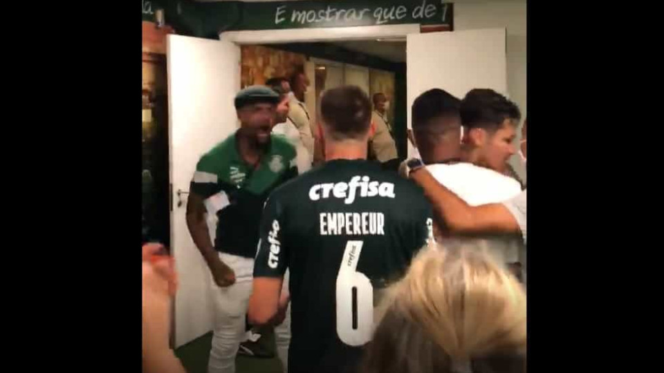 Palmeiras de Abel Ferreira festejou assim a passagem à final