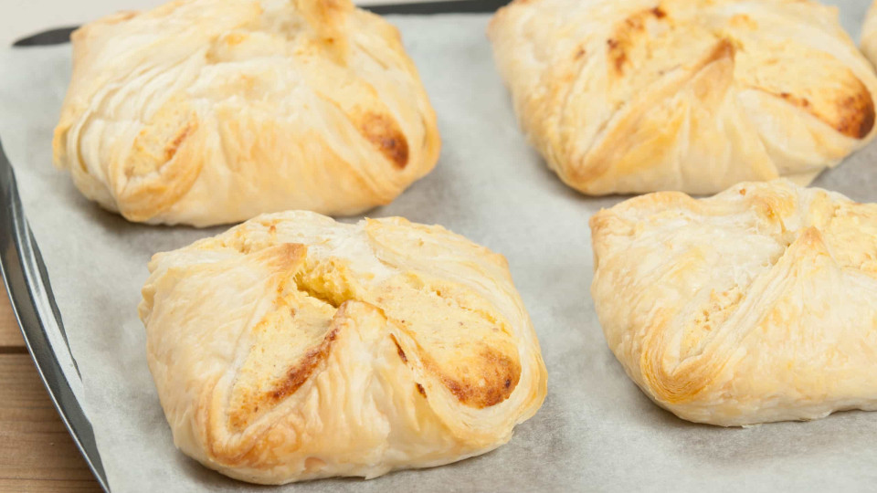 Receita de folhados de lentilhas com queijo chèvre