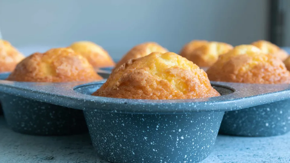 Queques de cenoura e casca de laranja para o lanche