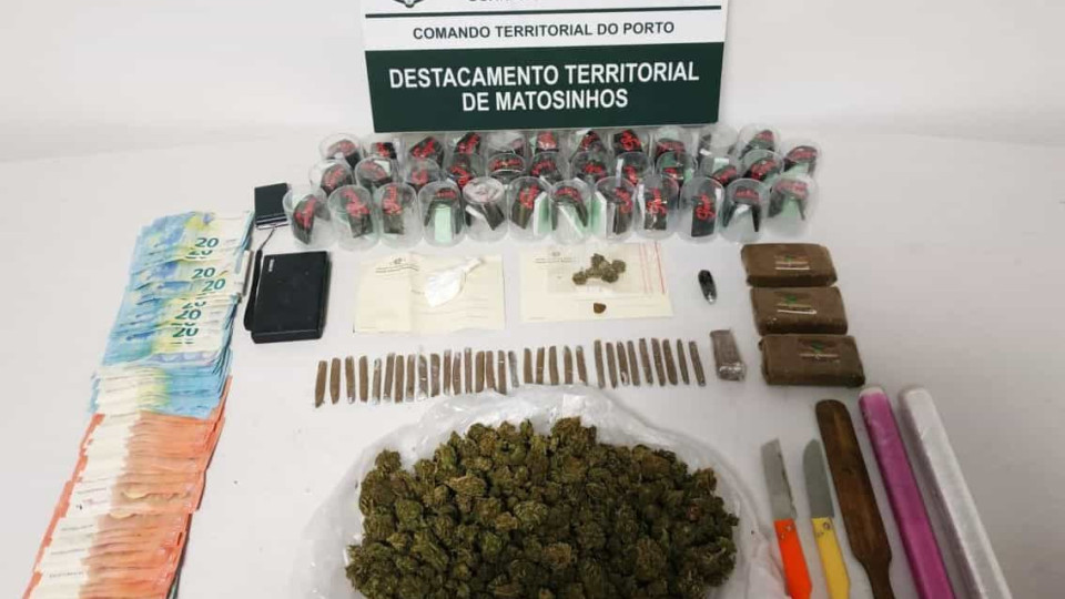 Jovem fica em prisão preventiva por tráfico de droga em Vila do Conde