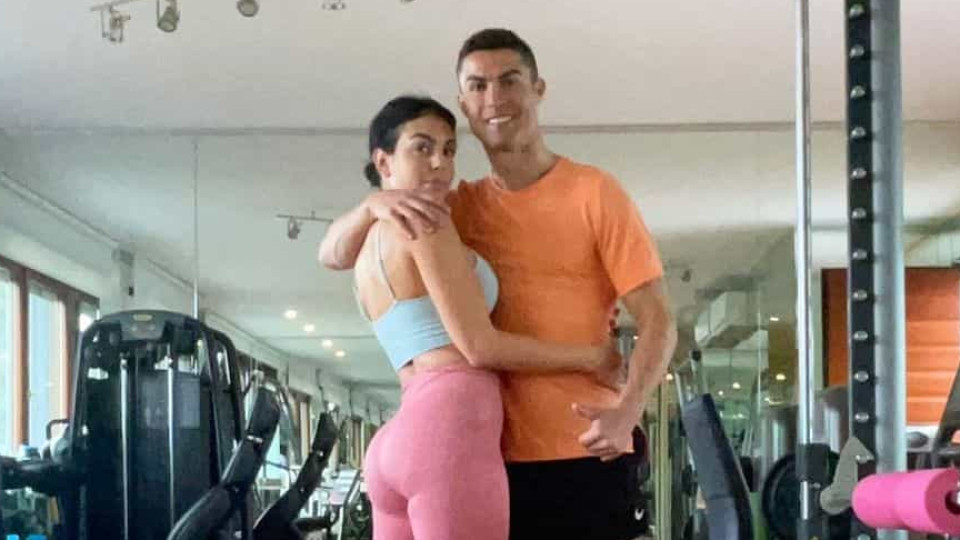 Cristiano Ronaldo mantém rotina de treinos... com Georgina Rodríguez