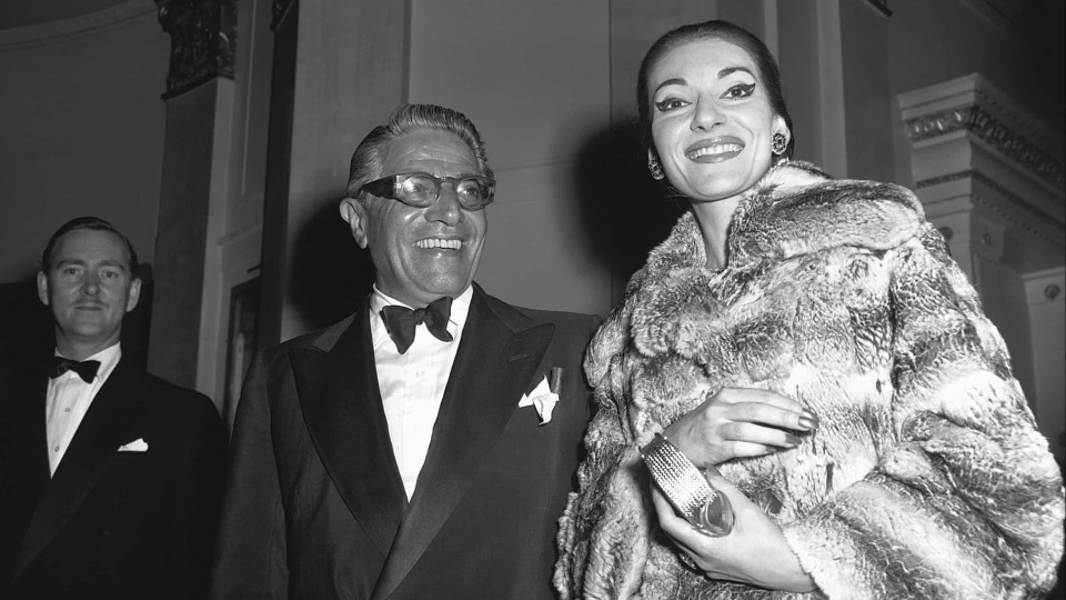 Maria Callas foi abusada e drogada por Onassis, com quem vivia um romance