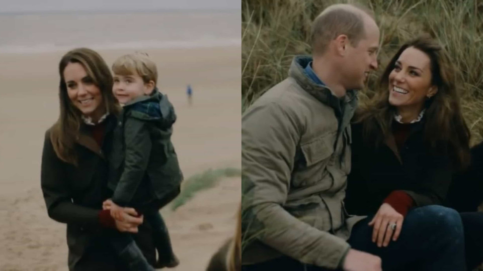 A praia onde foi gravado o ternurento vídeo de Kate Middleton e William