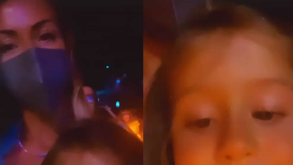 Vídeo. Laura Figueiredo filma-se com a filha no concerto de Tony Carreira