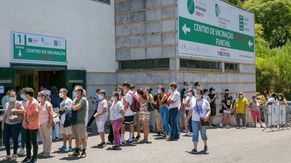 AO MINUTO: 80 mil jovens agendaram vacina; Portugueses isolados em Itália