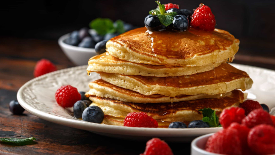 Panquecas de clara de ovo e aveia proteica (muito fit e deliciosas!)