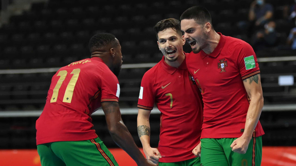 Portugal inicia Mundial de futsal com goleada contra a Tailândia