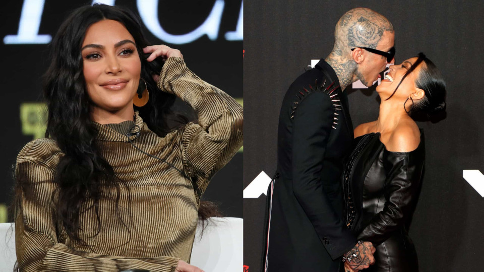 Kim Kardashian acha que irmã exagera nos beijos com o namorado