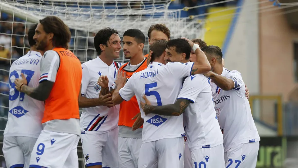 Sampdoria de Adrien alcança a primeira vitória na Serie A